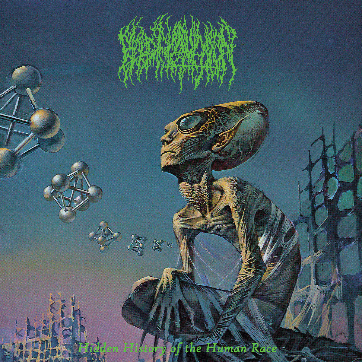 BLOOD INCANTATION - HIDDEN HISTORY OF THE HUMAN RACE NEON GREEN VINYL