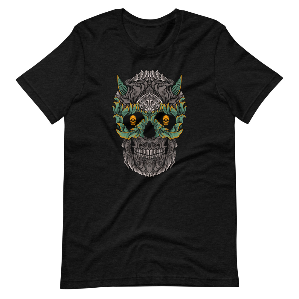 FLOWER SKULL TSHIRT