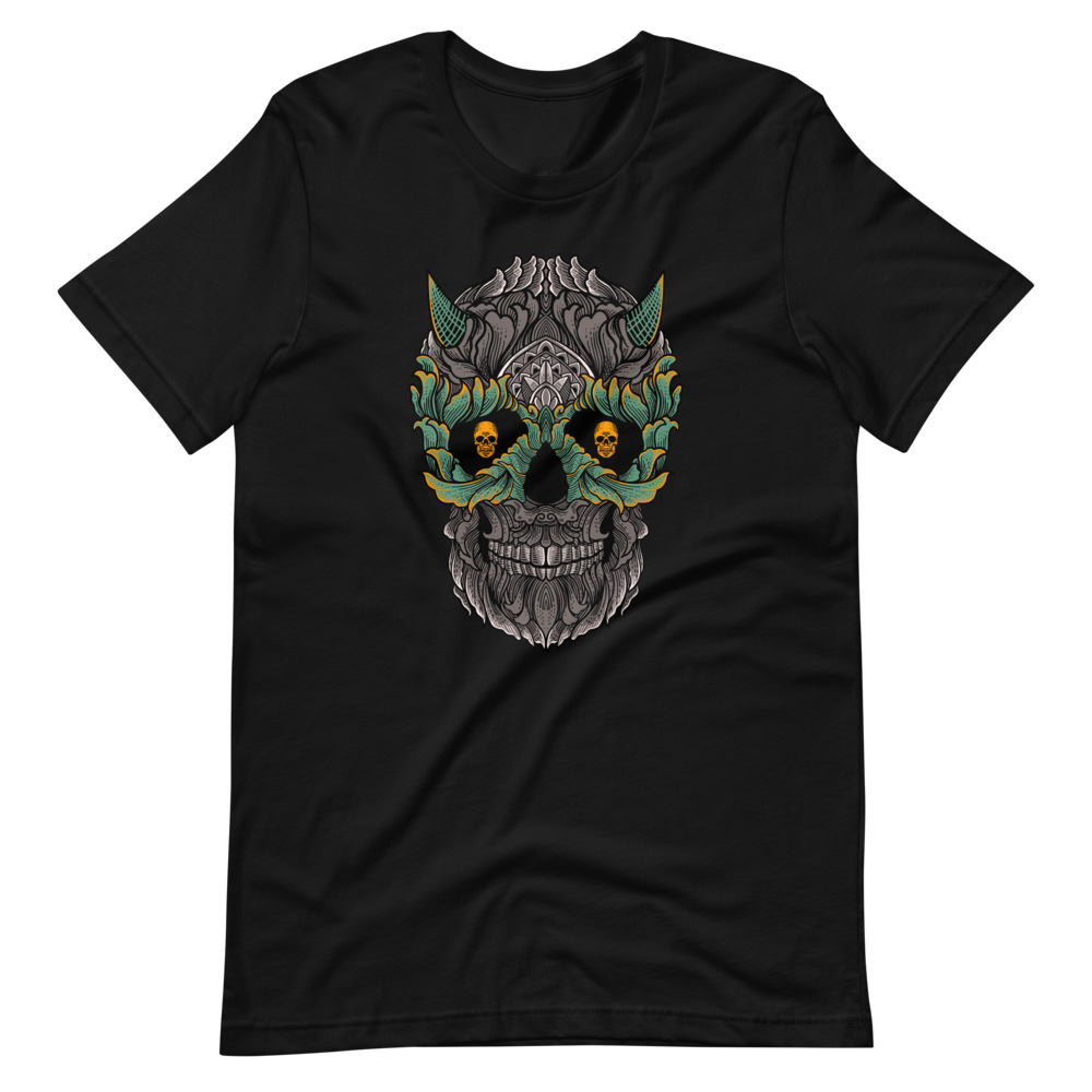 FLOWER SKULL TSHIRT - Image 2