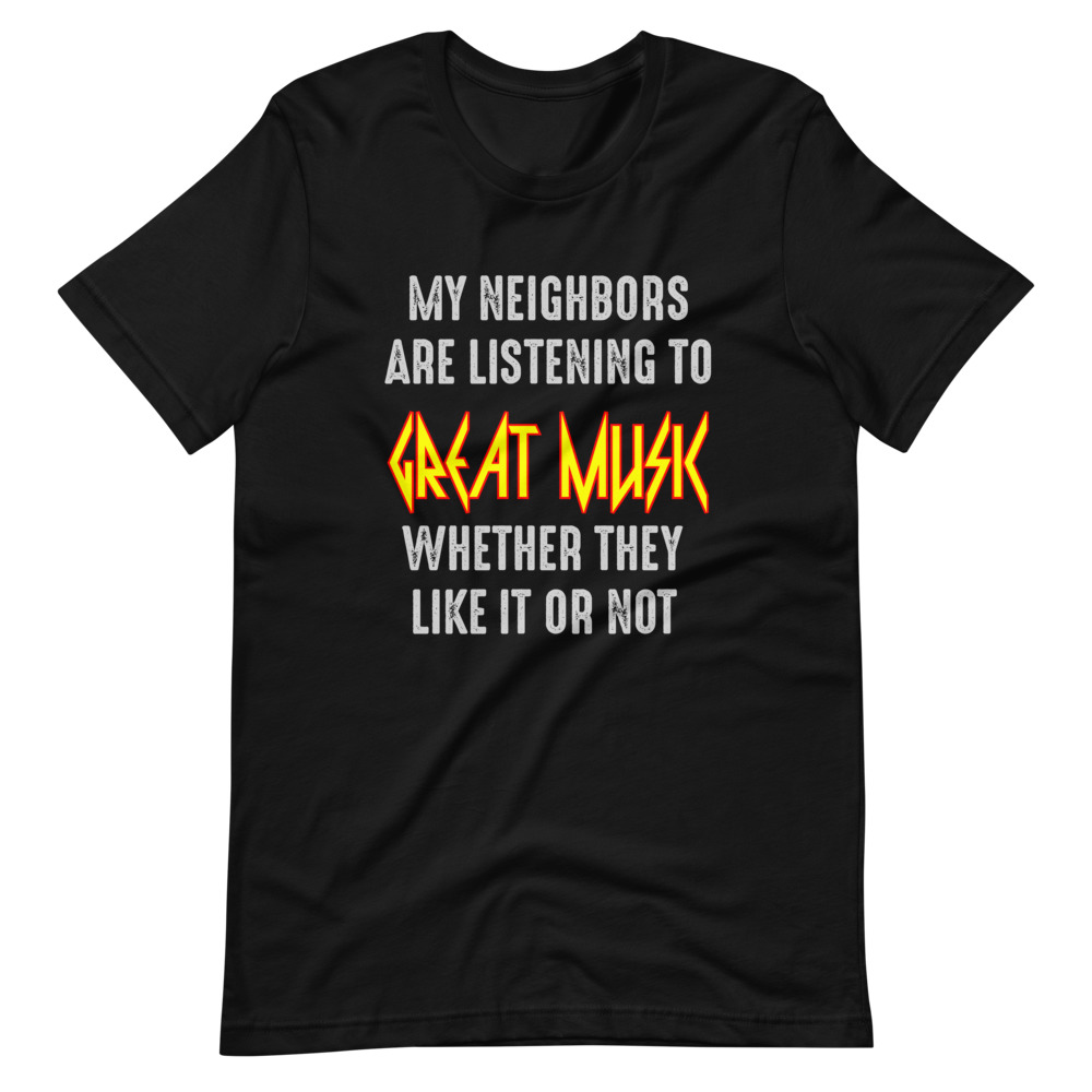 GREAT MUSIC FUNNY METAL TSHIRT - Image 2