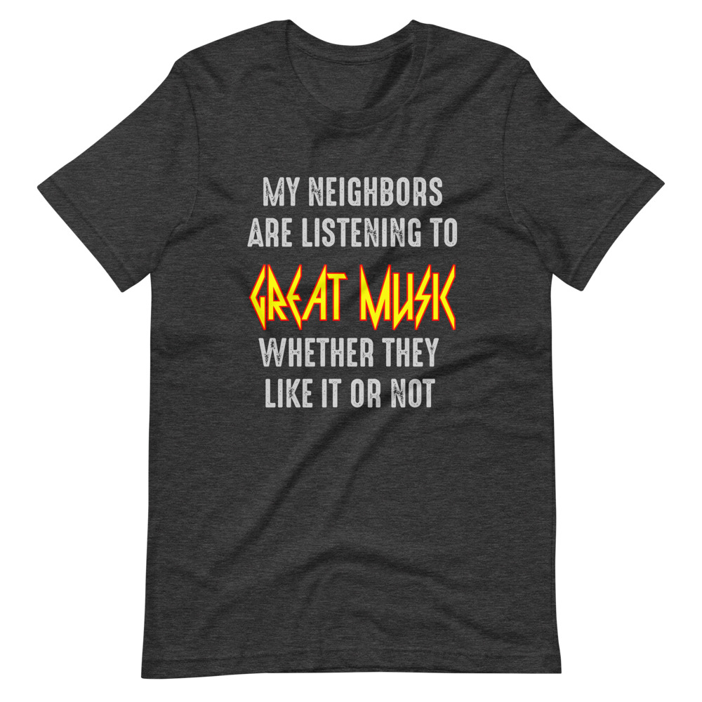 GREAT MUSIC FUNNY METAL TSHIRT - Image 6