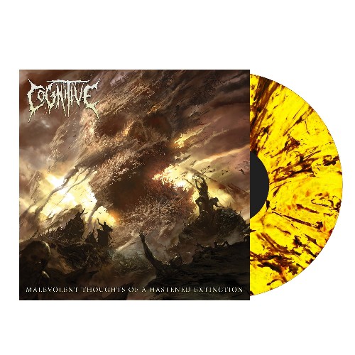 cognitive-malevolent-thoughts-of-a-hastened-extinction-canary-yellow-black-lp-vinyl